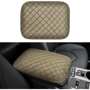 surpassme Car Center Console Pad Protector, Comfortable Car Armrest Seat Box Cover/Cushion Universal for Car/SUV Cushion Accessories(Black)