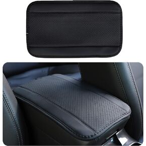 Pincuttee Car Center Console Pad Cover,Universal Armrest Box Mat,Waterproof Armrest Cover Center Console Pad,Car Decor Accessories（Khaki,1PC