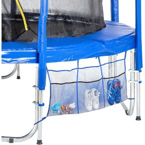 Sweetude 3 Pouch Ultimate Trampoline Shoe Storage Durable UV Resistant PE Bags for Most Trampoline, 19.7 x 13.8 Inch Each Compartment, Blue in Saudi Arabia