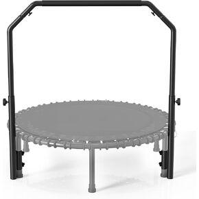 ملحق قضيب مقبض قابل للتعديل من BCAN لترامبولين اللياقة البدنية مقاس 40 بوصة/48 بوصة، 4 مستويات قابلة للتعديل (2'6 بوصة ~ 3'5 بوصة)، مقابض إسفنجية، سهلة التجميع (الترامبولين غير متضمن) in Kuwait