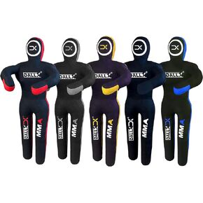 DALLX MMA Grappling Dummy BBJ Wrestling Brazilian Jiu Jitsu Punching Bag Judo Karate Throwing Boxing Fighting Dummy Self Defense Standing Position – UNFILLED