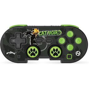 Hyperkin Limited Edition Pixel Art Bluetooth Controller Official Miraculous Edition - Officially Licensed - For Nintendo Switch®, PC, Mac®, Android®, iOS® (Cat Noir)