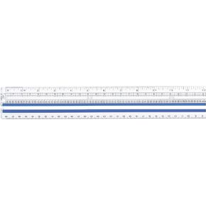 Westcott Data Processing Magnifying Ruler, 12-Inches, Clear (14125)