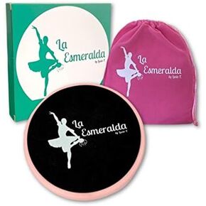 La Esmeralda Ballet Turning Board for Dancers, ice Skaters, Gymnasts etc Helps Improve Turns, Balance, Spotting, Stability and Much More. Made with Thick EVA Foam.