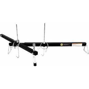 Omega 44700 Black Engine Transverse Bar with Arm - 700 lb. Capacity