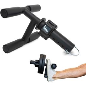 SquatWedgiez Versa Tib Bar for Knees Over Toes Training | Tibialis Trainer for Shin Splints and Knee Pain Relief |Tibialis Bar Home Gym Equipment | Fits 2" Plates and All Shoe Sizes for Women and Men
