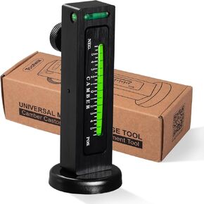 Toolwiz Universal Adjustable Magnetic Gauge Tool Camber Gauge Castor Strut Wheel Alignment Tool for Car Truck RV Tire Repair Caster Alignment Castor Wheel Gauge Camber Alignment Tools Black