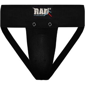 واقي الفخذ للرجال من RAD - كأس MMA الرياضي - واقي الفخذ للبطن للملاكمة، Nutty Buddy Sports Men
