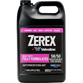 Zerex Fully Formulated Pink Heavy Duty 50/50 Ready-to-Use Antifreeze/Coolant 1 GA