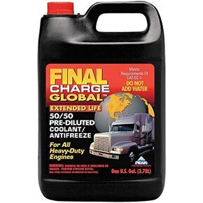 FXAB53 Antifreeze Coolant, 1 gal., 50/50, Red