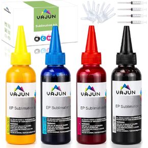 400ml Sublimation Ink for Epson C88 C88+ WF7710 WF7720 WF7110 WF7210 ET2720 ET2750 ET4700 Inkjet Printers Heat Press Transfer on Mugs, Plates, Polyester Shirts, Phone Cases etc- BCMY in Kuwait