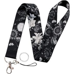 Yiflin Cute Neck Lanyard for Keys, Wallet, Id Card Holder, Cool Keychain Lanyard for Women, Men, Teacher