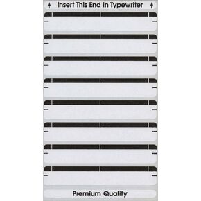 MACO Black File Folder Labels, 9/16 x 3-7/16 Inches, 248 Per Box (FF-L8)