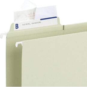Smead Seal and View® Clear Label Protector, Size 8" W x 1-11/16" H Before Folding, 100 per Pack (67608)