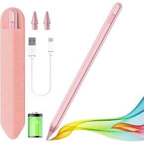 Stylus Pen for iPad 2018-2024 with Palm Rejection, Apple Pencil for Apple iPad 10th/9th/8th/7th/6th Gen, iPad Pro 11/12.9 inch, New iPad Air 2024 11&13-inch(M2) /5th/4th/3th Gen, iPad Mini 6th/5th Gen