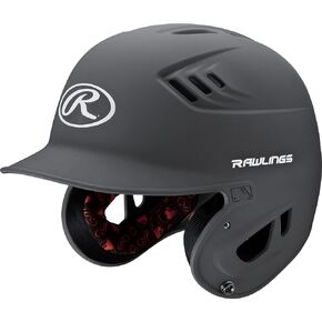 Rawlings | R16 VELO Baseball Batting Helmet | Junior (6 3/8" - 7 1/8") | Matte Graphite