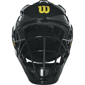 Wilson Pro Stock Umpire Helmet, Black, 7"-7 1/2"