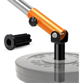 Yes4All 360° T-Bar Row Plate Post Insert Landmine Base - Fit 1" & 2" Olympic Bars, Easy to Install - Great for Back, Muscle, Arm, Full-Body & Support Deadlifts, Squats for Home Gym