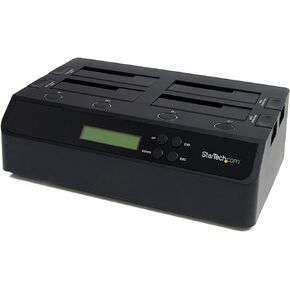 StarTech.com ناسخ/ممحاة القرص الصلب 6 فتحات، مستقل 1:5 HDD/SSD Cloner/ناسخة، USB 3.0/eSATA إلى محطة إرساء SATA، معقم القرص/ممسحة، مسح DOD، جهاز استنساخ بدون أدوات (SATDOCK5U3ER) in Kuwait