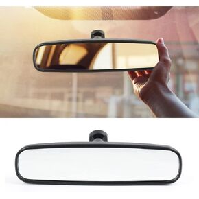 AKSOLONT 10" Rear view mirror, Universal Interior RearView Mirror Bracket Compatible With Toyota Corolla Camry RAV4 Ford Focus Nissan Rogue Altima Sentra Honda CRV Accord KIA Optima Mazda 3 5 6 Miata