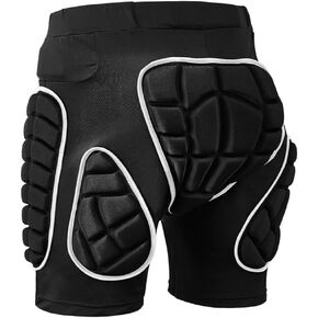 Padded Shorts Snowboarding Skating for Men Women, Butt Pads Hip Protection Shorts