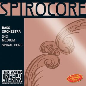 Thomastik-Infeld Spirocore Orchestra Double Bass Single E-String - 4/4 Scale - No. S39W