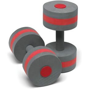 Speedo Unisex Swim Aqua Fitness Barbell , Charcoal/Red