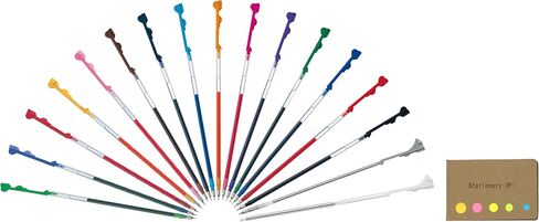 Pilot Hi-tec-c Coleto Gel Ink Pen Refill, 0.3mm 15 Color Refills, Sticky Notes Value Set in Saudi Arabia