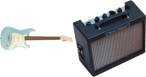 Squier Bullet Stratocaster HT SSS Electric Guitar, with 2-Year Warranty, Tropical Turquoise, Laurel Fingerboard in Saudi Arabia