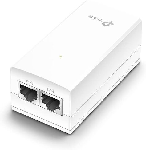 TP-Link TL-PoE4818G 48V/18W Passive PoE Injector | Gigabit PoE Adapter | Plug & Play | Up to 100 Meters (325 feet) | Wall Mountable Design in Saudi Arabia