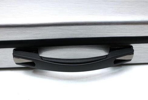 Violin Case 4/4 full size Carbon fiber Oblong Hard shell Rectangle violin case Soft padding with Backstraps &Music Sheet Bag (Black) in Saudi Arabia