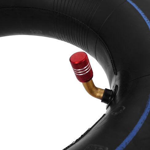 4.10-6 4.10/3.50-6 Inch Tire and Inner Tube with TR87 Bent Valve Stem for 4 Wheelers ATV Quad Lawn Mower Wheelbarrows Go Kart Snow Blower Tractors Hand Trucks Trolleys Mini Bike Heavy Duty Parts in Saudi Arabia