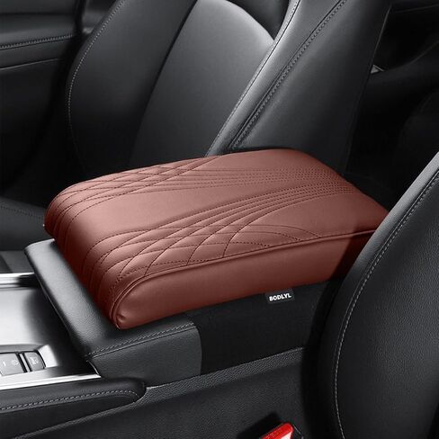 Car Center Console Cover, Memory Foam Car Armrest Cushion, Beige Auto Arm Rest Pad, Leather Arm Rest Covering Car, Hand Rest Pillow for SUV/Truck/Vehicle (Beige) in Saudi Arabia