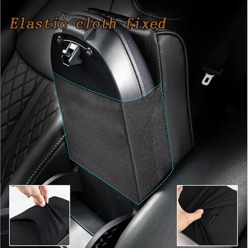 Car Center Console Cover, Memory Foam Car Armrest Cushion, Beige Auto Arm Rest Pad, Leather Arm Rest Covering Car, Hand Rest Pillow for SUV/Truck/Vehicle (Beige) in Saudi Arabia