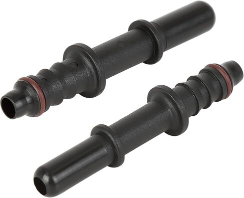 X AUTOHAUX 3pcs Car Fuel Line Hose Pipe Quick Release Plastic Connect Connector 7.89mm ID6 Straight 90 Degree Bent in Saudi Arabia