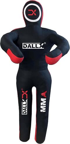 DALLX MMA دمية التصارع BBJ المصارعة البرازيلية جيو جيتسو كيس اللكم الجودو الكاراتيه رمي الملاكمة دمية القتال الدفاع عن النفس الوضعية الدائمة - غير مملوءة in Saudi Arabia