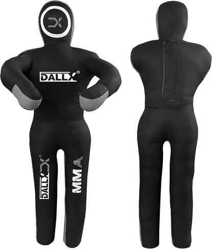 DALLX MMA دمية التصارع BBJ المصارعة البرازيلية جيو جيتسو كيس اللكم الجودو الكاراتيه رمي الملاكمة دمية القتال الدفاع عن النفس الوضعية الدائمة - غير مملوءة in Saudi Arabia