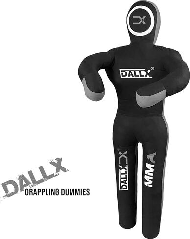 DALLX MMA دمية التصارع BBJ المصارعة البرازيلية جيو جيتسو كيس اللكم الجودو الكاراتيه رمي الملاكمة دمية القتال الدفاع عن النفس الوضعية الدائمة - غير مملوءة in Saudi Arabia