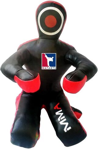 MatArts Sitting Position MMA Grappling Punching Dummy for Kids and Adults - Combat Sports BJJ Jiu Jitsu Judo Karate Taekwondo Wrestling Buddies and Boxing Dummies (70") - UNFILLED in Kuwait