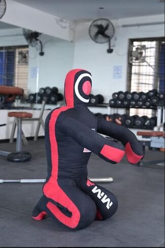 MatArts Sitting Position MMA Grappling Punching Dummy for Kids and Adults - Combat Sports BJJ Jiu Jitsu Judo Karate Taekwondo Wrestling Buddies and Boxing Dummies (59") - UNFILLED in Kuwait