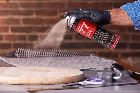 3M Super 77 غراء لاصق دائم متعدد الأغراض، ورق، كرتون، قماش، بلاستيك، معدن، خشب، صافي الوزن 13.44 أونصة in Kuwait