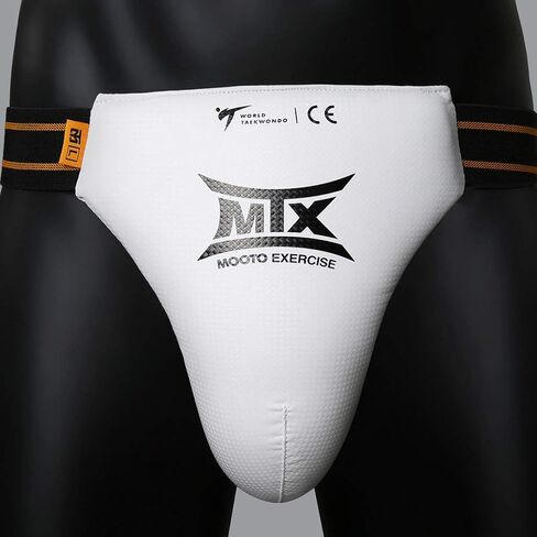 Mooto Korea Taekwondo MTX Groin Protector for Male Guard WTF Approved for Men XS to XL MMA Martial Arts Karate Kickiboxing Prevention of Injury in Saudi Arabia