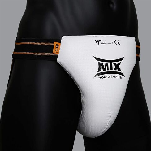 Mooto Korea Taekwondo MTX Groin Protector for Male Guard WTF Approved for Men XS to XL MMA Martial Arts Karate Kickiboxing Prevention of Injury in Saudi Arabia