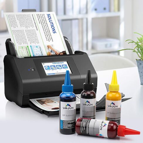 حبر تصعيد 400 مل لطابعات Epson C88 C88+ WF7710 WF7720 WF7110 WF7210 ET2720 ET2750 ET4700 النافثة للحبر نقل الضغط الحراري على الأكواب والألواح والقمصان البوليستر وحافظات الهاتف وما إلى ذلك - BCMY in Kuwait