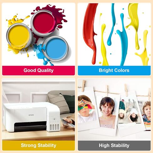 حبر تصعيد 400 مل لطابعات Epson C88 C88+ WF7710 WF7720 WF7110 WF7210 ET2720 ET2750 ET4700 النافثة للحبر نقل الضغط الحراري على الأكواب والألواح والقمصان البوليستر وحافظات الهاتف وما إلى ذلك - BCMY in Kuwait