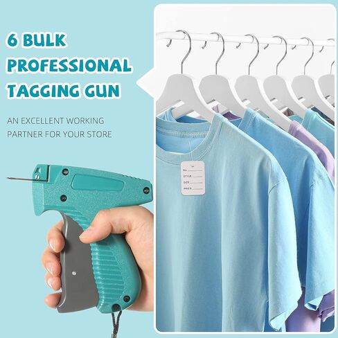 Clothes Tagging Applicator Garment Tag Attacher Label Tagging Machine with Steel Needles Fine Tagging Applications for Boutique Store Consignment Garage Yard Retail Tagging (2) in Saudi Arabia