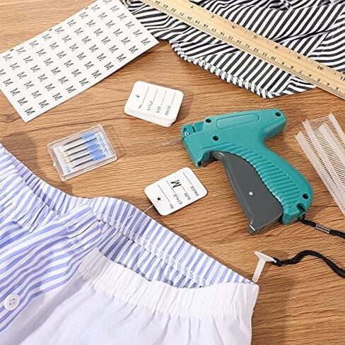 Clothes Tagging Applicator Garment Tag Attacher Label Tagging Machine with Steel Needles Fine Tagging Applications for Boutique Store Consignment Garage Yard Retail Tagging (2) in Saudi Arabia