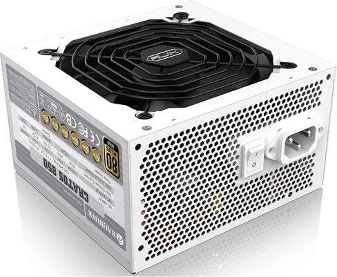 RAIJINTEK CRATOS 1000 Black، 80PLUS Gold، ATX، 1000 واط، مصدر طاقة معياري كامل، ضمان 5 سنوات (0R30B00005) in Saudi Arabia