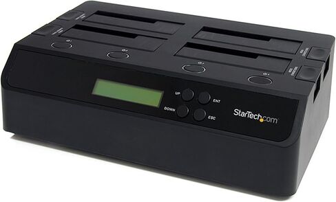 StarTech.com ناسخ/ممحاة القرص الصلب 6 فتحات، مستقل 1:5 HDD/SSD Cloner/ناسخة، USB 3.0/eSATA إلى محطة إرساء SATA، معقم القرص/ممسحة، مسح DOD، جهاز استنساخ بدون أدوات (SATDOCK5U3ER) in Kuwait
