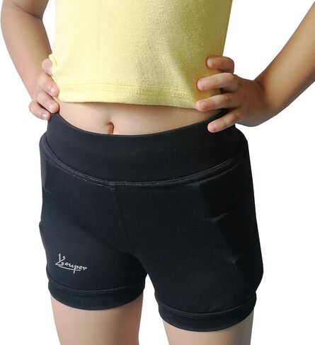 شورت Youper Girls المبطن الواقي للتزلج والتزلج على الجليد وحماية ثلاثية الأبعاد للورك وعظم الذيل in Kuwait